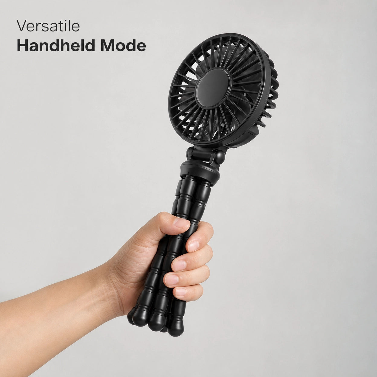 🌪️ Flexible Tripod Fan – Portable, USB Rechargeable & 360° Adjustable