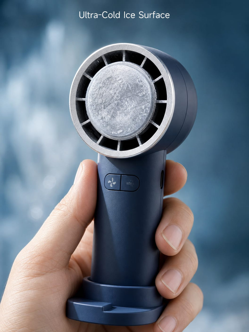 Mini Turbo Jet Handheld Fan – Portable USB Rechargeable Pocket Fan with Desktop Stand
