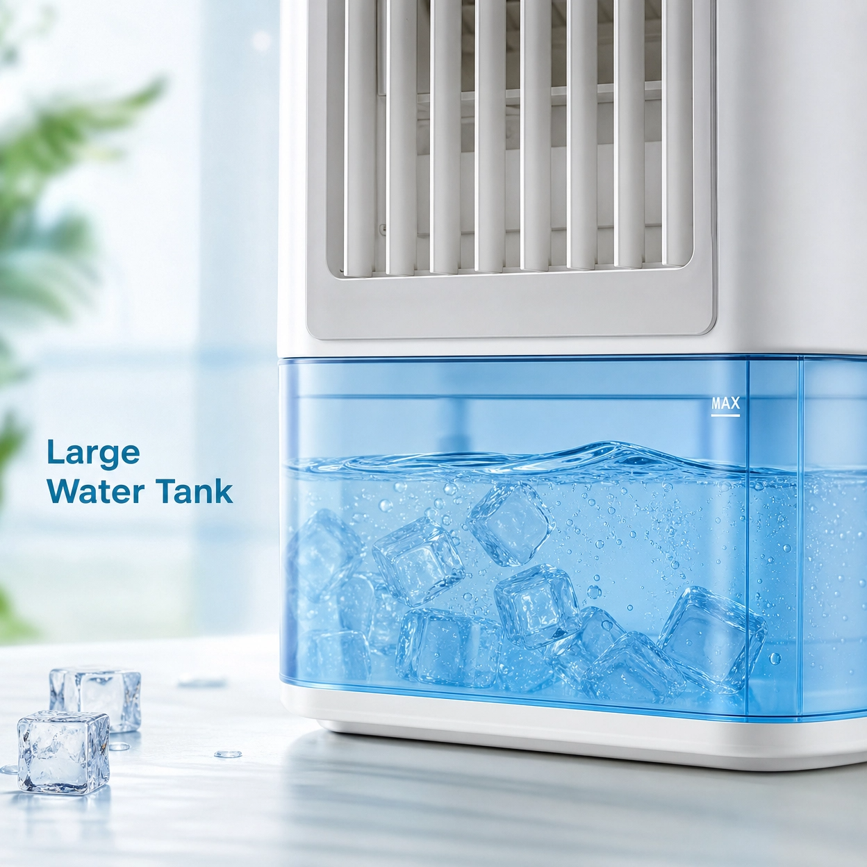 ❄️ Portable Mini Air Cooler – Compact USB Cooling Fan with Water Tank