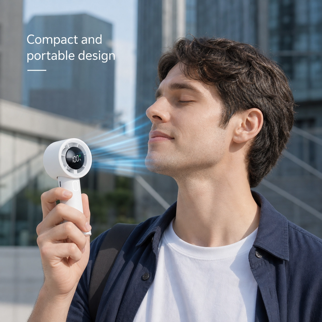 TurboBreeze™ Portable Fan – Powerful Cooling Anywhere