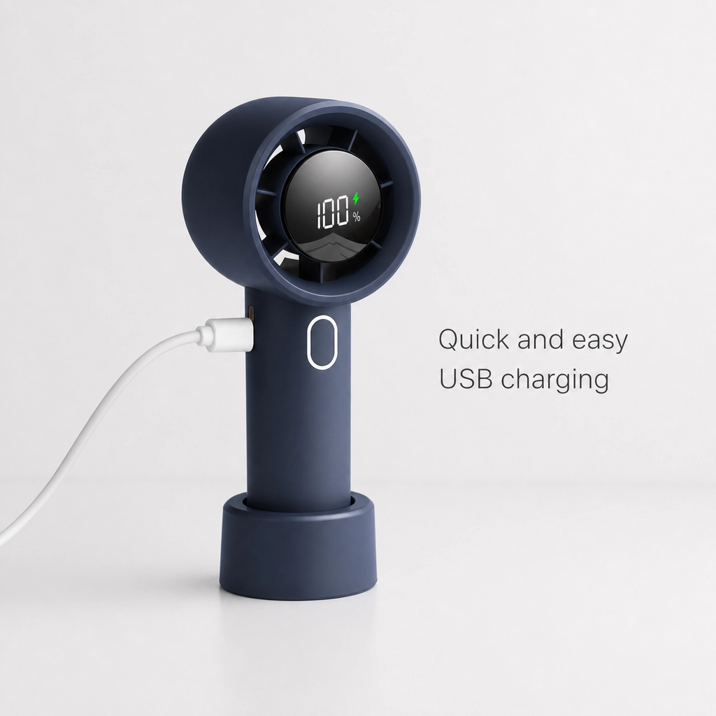 TurboBreeze™ Portable Fan – Powerful Cooling Anywhere