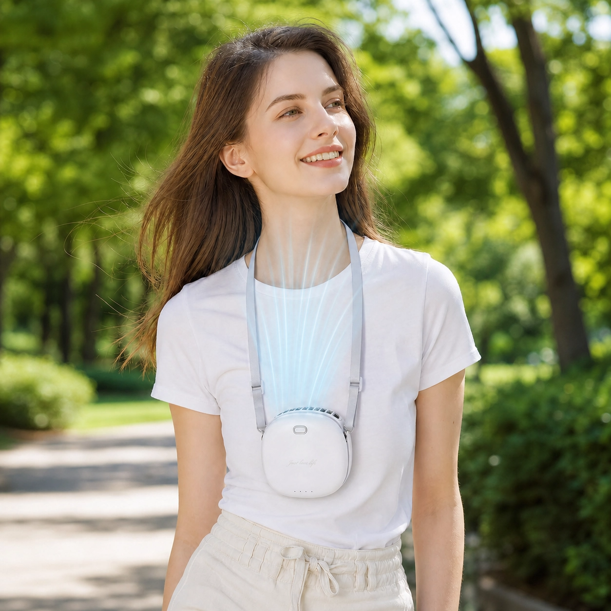 Bladeless Neck Fan – Portable Hands-Free Cooling Fan | USB Rechargeable | Ultra Quiet & Powerful